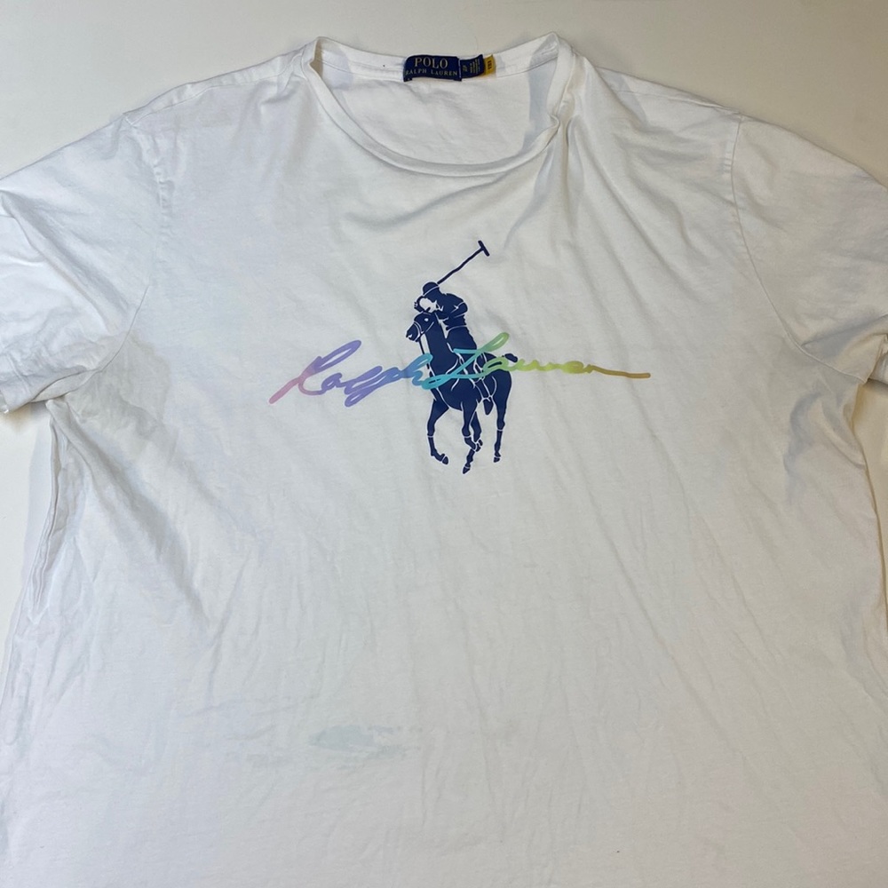 Men’s Polo by Ralph Lauren Tshirt XL White